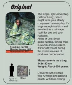 Jerven Fjellduken Original -TrekÉquip Magasin jervenbag original