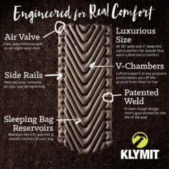 Matelas Klymit Static V Luxe -TrekÉquip Magasin matelas gonflable klymit static v luxe