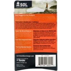 SOL Survival Poncho 6 SOL Survival Poncho -TrekÉquip Magasin sol heat refelctive poncho survival